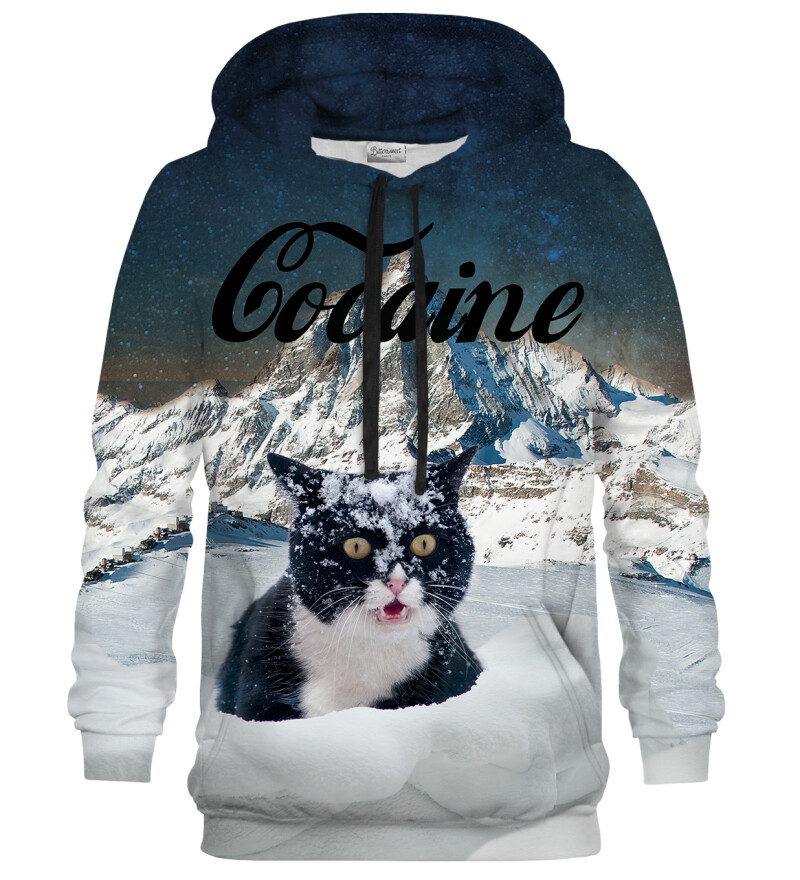 Levně Cocaine Cat Hoodie