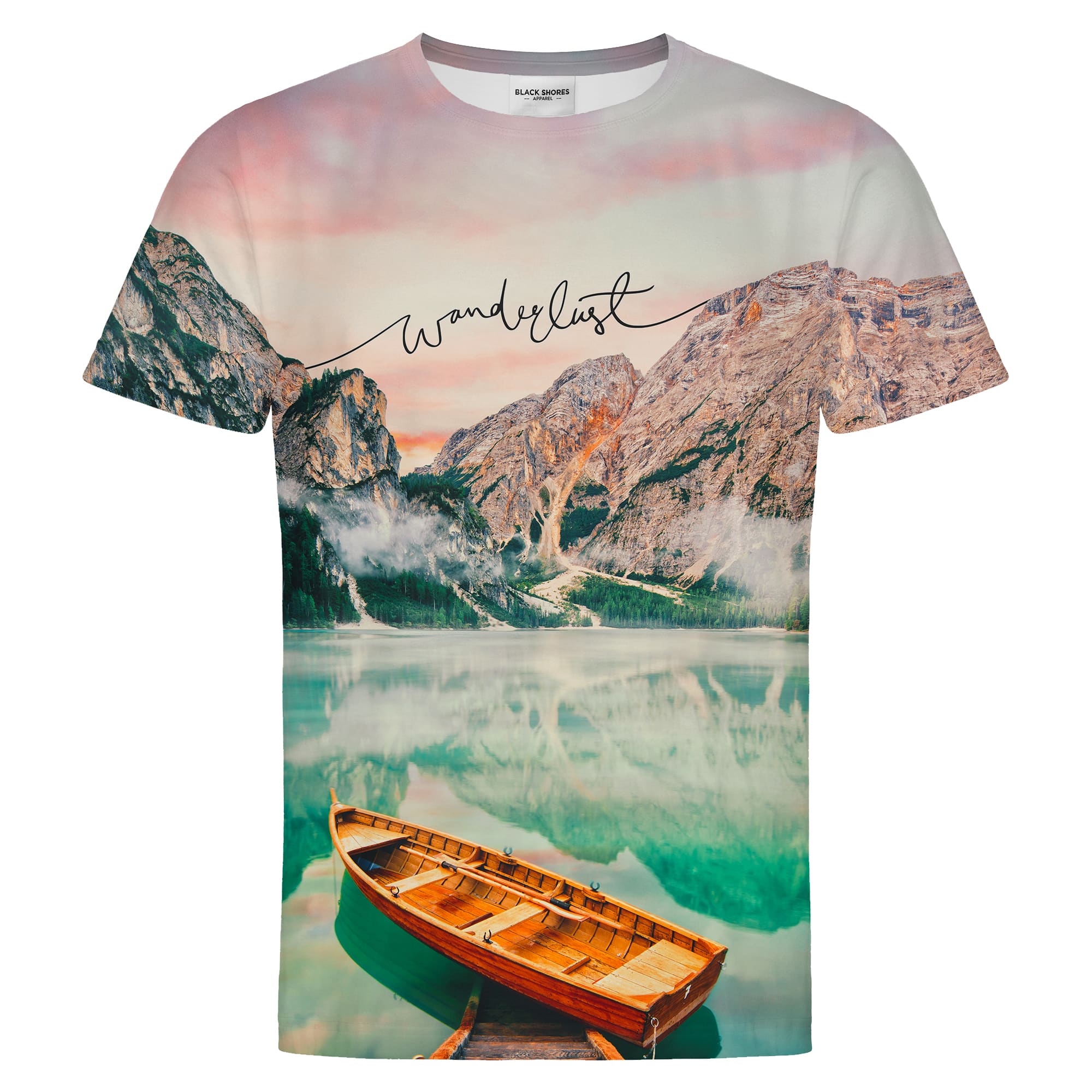 Levně Wanderlust T-shirt – Black Shores